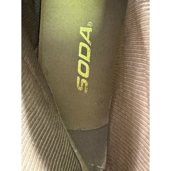 Soda Shoes Women's 10 Dahlia Faux Suede Moccasin Fringe Ankle Bootie - Picture 2 of 16